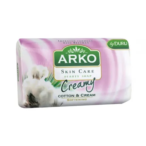 ARKO MYDŁO W KOSTCE 90G SKIN CARE BAWEŁNA