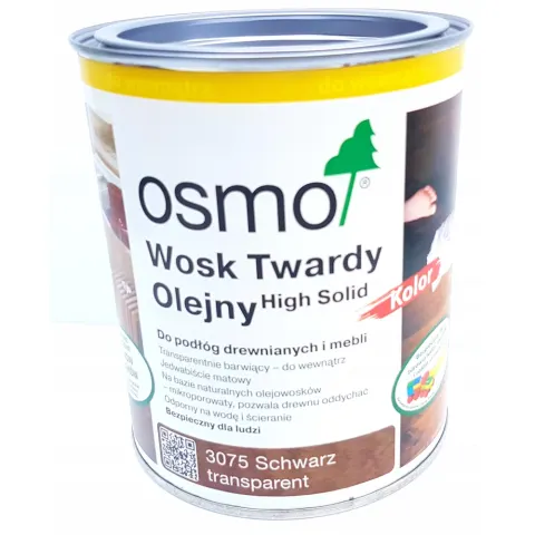Osmo 3075 Czarny Wosk twardy olejny KOLOR 3075/0,75