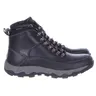 Buty Zimowe Skórzane Trapery Trekingowe Męskie Linshi A8122-1 Czarne