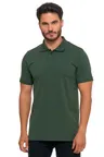 Męska koszulka polo Khaki bawełna czesana Premium Line MORAJ OTP3000-003