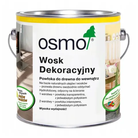 Osmo 3166 Orzech Wosk dekoracyjny transparentny 3166/2,50