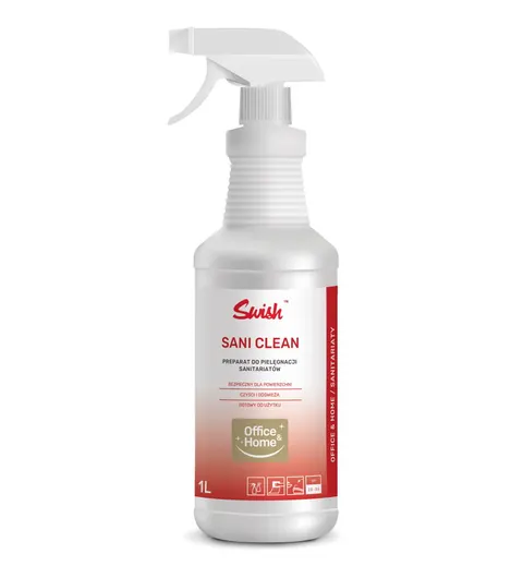 SANI CLEAN - Gotowy do użycia preparat do codziennej pielęgnacji sanitariatów z formułą ochronną 1L