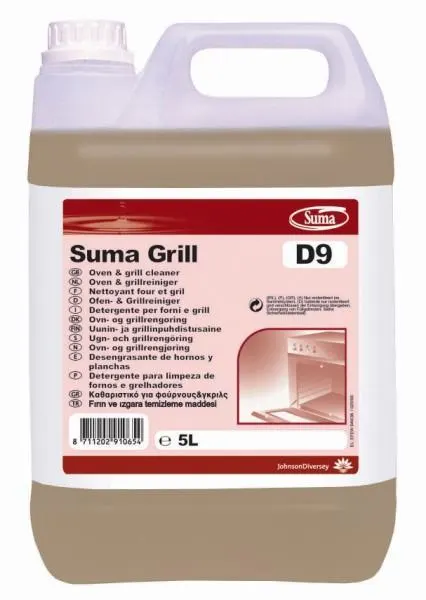 Suma Grill D9/5L- silny preparat do mycia pieców, grilli i smażalników