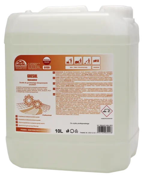 GRESOL 10L – Środek do doczyszczania posadzek