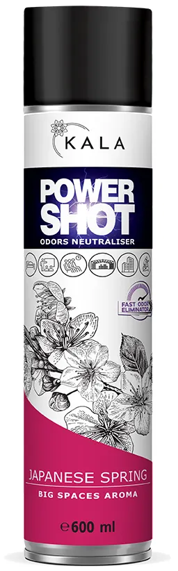 Power Shot - Japońska Wiosna - Kala 600ml - Neutralizator zapachu