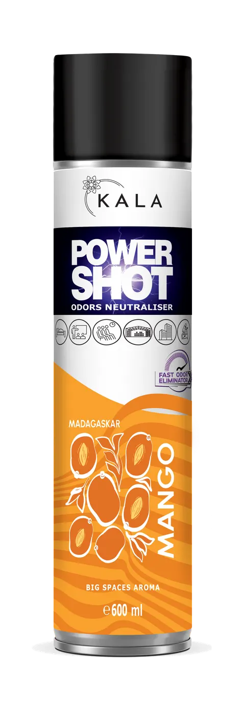 Power Shot - Madagaskar Mango - Kala 600ml - Neutralizator zapachu