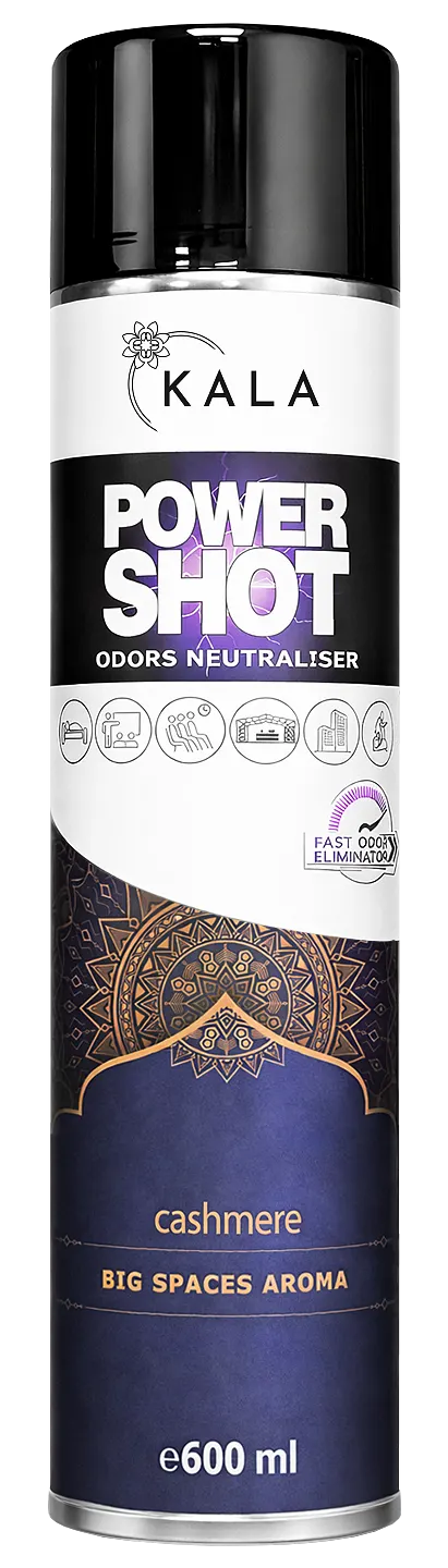Power Shot - Kaszmir - Kala 600ml - Neutralizator zapachu