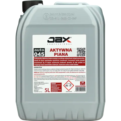 AKTYWNA PIANA 5L - JAX PROFESSIONAL AUTO 045
