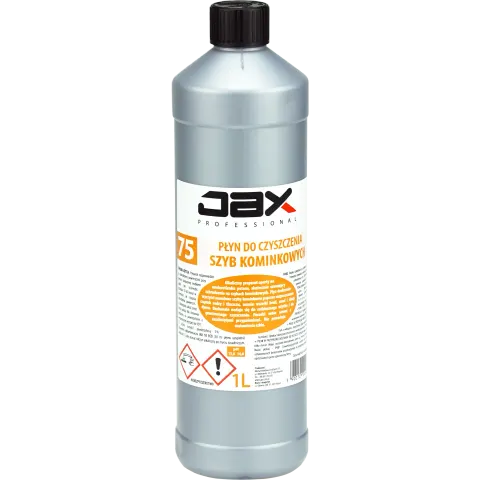 PŁYN DO CZYSZCZENIA SZYB KOMINKOWYCH 1L - JAX PROFESSIONAL 75