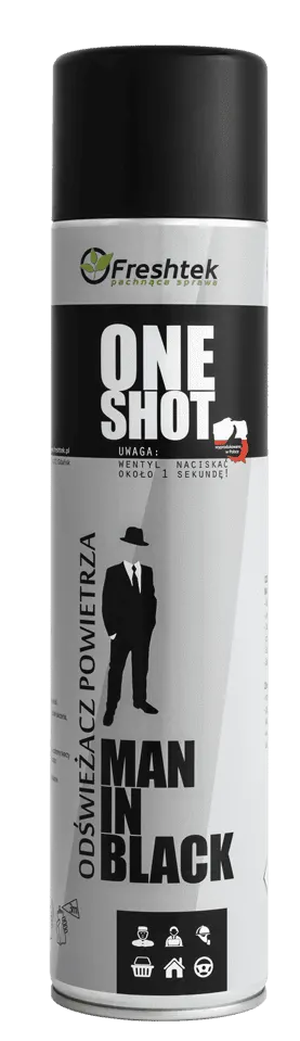 FRESHTEK ONE SHOT 600ml – MAN IN BLACK