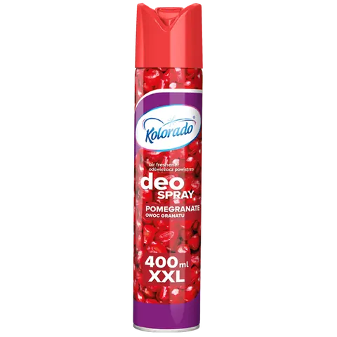 Kolorado - Odświeżacz Deo Spray 400ml - OWOC GRANATU