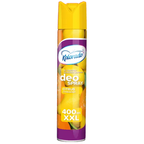 Kolorado - Odświeżacz Deo Spray 400ml - CYTRUSOWY