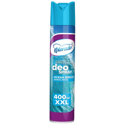 Kolorado - Odświeżacz Deo Spray 400ml - MORSKA BRYZA