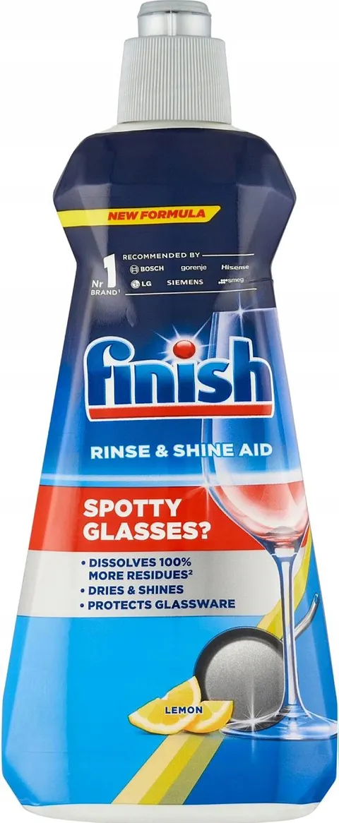 FINISH - Nabłyszczacz do zmywarek CYTRYNOWY 400 ml