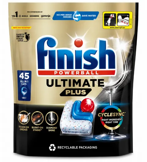 Finish Powerball Ultimate Plus All In One Fresh 45 szt.