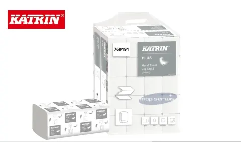 Ręcznik ZZ KATRIN 769191 Celuloza 2 warstwy 3104 listki