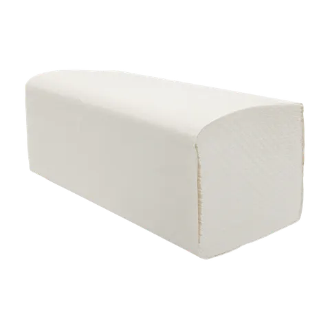 RĘCZNIK SKŁADANY ZZ 2- WARSTWOWY CELULOZA , 22X25, 1 KART.= 3000 SZT..