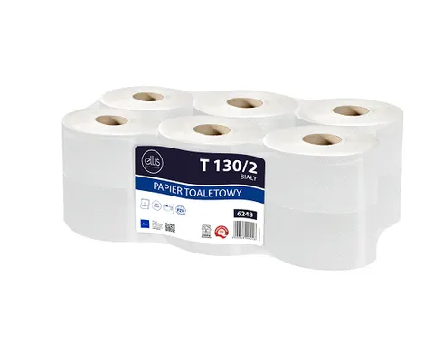 ELLIS - PAPIER TOALETOWY JUMBO, CELULOZA, 2 WARSTWY, OP. = 12 SZT. (6248)