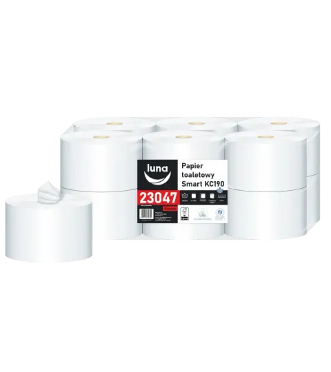 Papier toaletowy Smart - op. = 12 rol., 2 warstwy, celuloza 23047