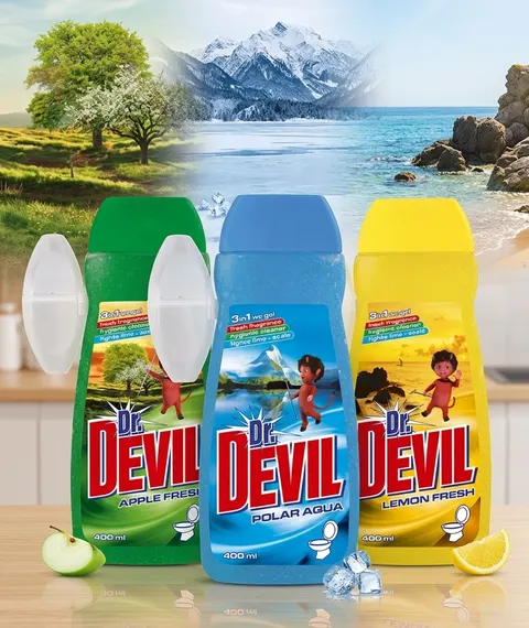 Dr. Devil - Żel do WC z koszykiem 400ml