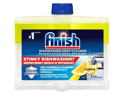 Finish płyn do czyszczenia zmywarek 250 ml – cytrynowy