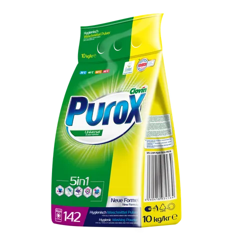 Proszek do prania - Purox Universal 10 kg - UNIWERSALNY, 142 PRANIA
