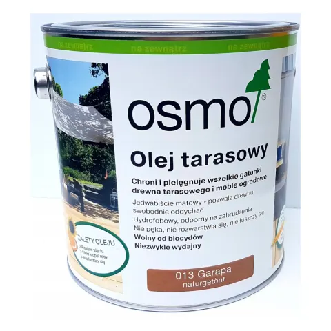 Osmo 013 Garapa, naturalnie stonowany Olej tarasowy 013/25,00