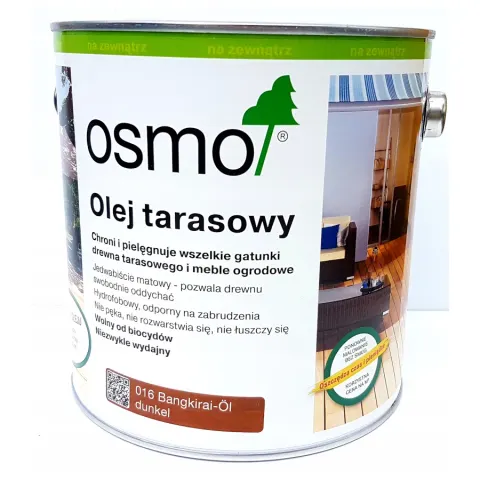 Osmo 016 Bangkirai, ciemny Olej tarasowy 016/0,75
