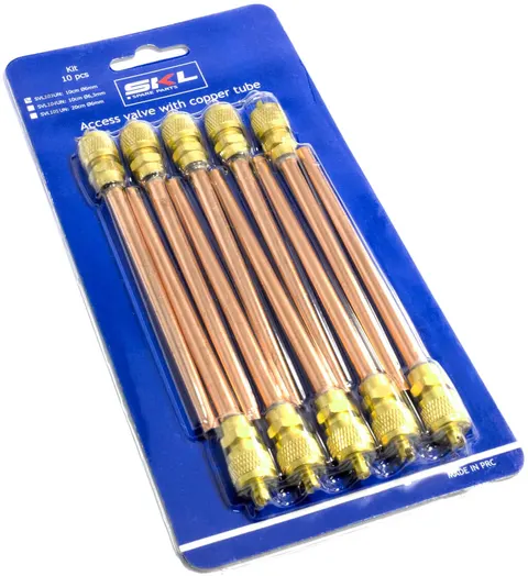 Zawór serwisowy Schradera 10CM Ø6MM 10szt.