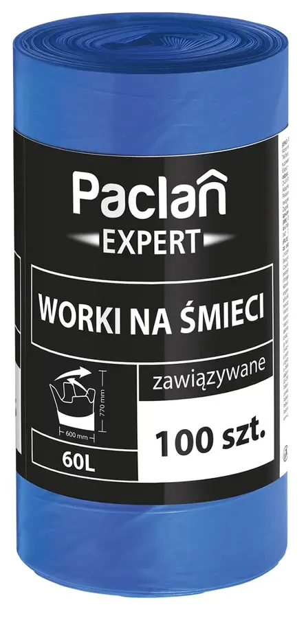 Paclan Expert worki Multitop 60L 100 szt.