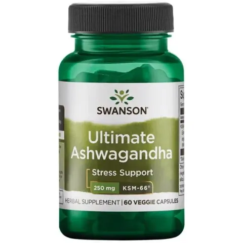 Swanson Ashwagandha KSM-66 250mg (60 kap)