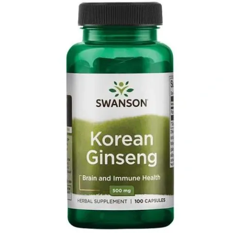 Swanson Korean Ginseng (żeń-szeń koreański) 500mg