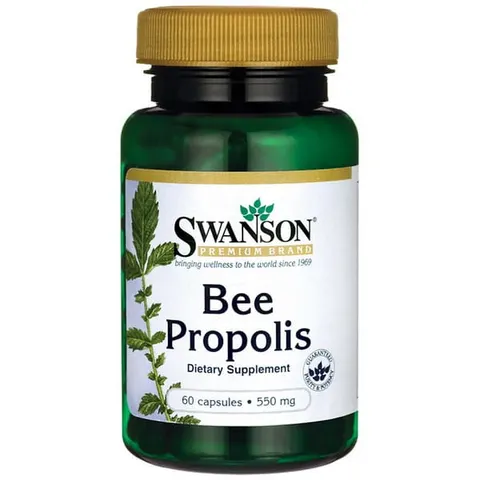 Swanson Bee Propolis 550mg - (60 kap)