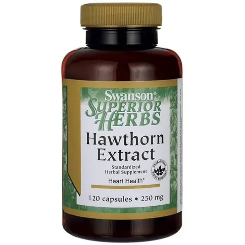 Swanson Głóg extract (Hawthorn Berry) 250mg - (120 kap)