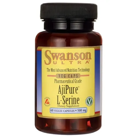 Swanson AjiPure L-Seryna 500mg - (60 kap)