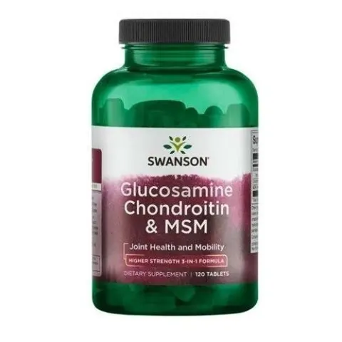 Swanson Glukozamina Chondroityna & MSM - (120 tab)