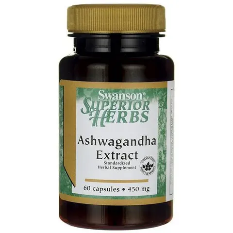Swanson Ashwagandha Extract 450mg - (60 kap)