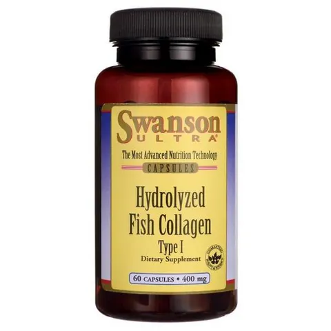 Swanson Kolagen (collagen) hydrolizowany typu I 400mg - (60 kap)