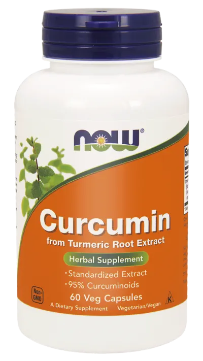 NOW Foods Curcumin – Kurkumina ekstrakt (60 kap)