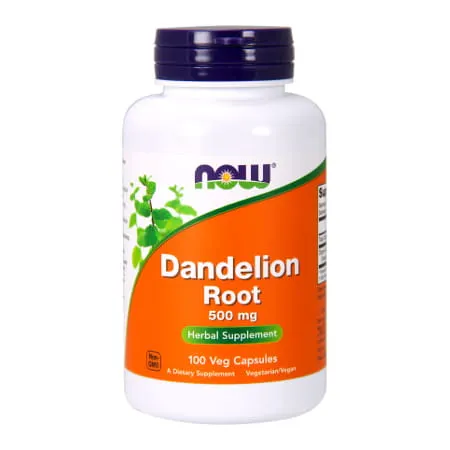 NOW FOODS Dandelion Root - Mniszek Lekarski (100 kaps.)