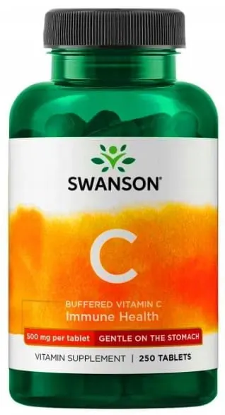 Swanson Witamina C500 buforowana (250 kap)