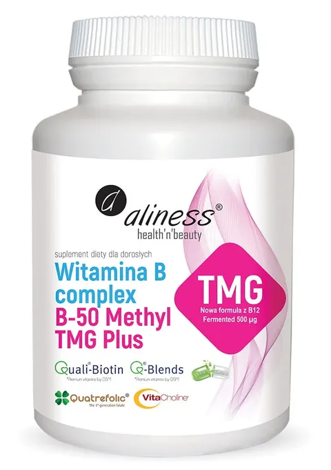 Aliness TMG Witamina B Complex B-50 Methyl(100 kap)