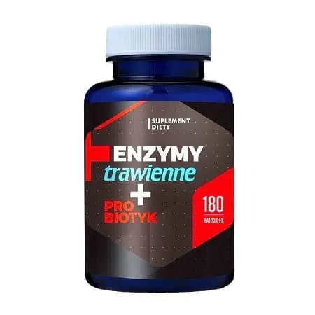 HEPATICA Enzymy Trawienne + Probiotyk (180 kaps.)