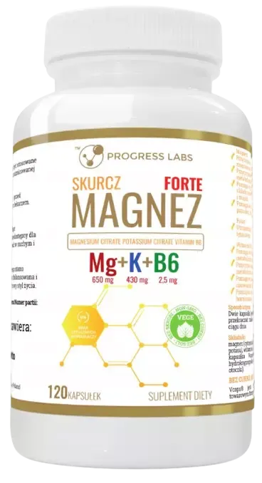 Progress Labs Magnez + Potas + B6 Forte (120kap)