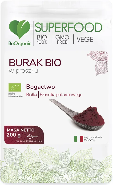 BeOrganic Medicaline Burak BIO w proszku (200g)