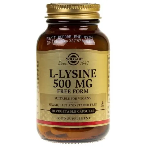 Solgar L-Lizyna 500 mg (50 kap)
