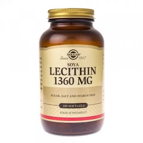 Solgar Soya Lecithin (lecytyna) 1360 mg (100 kap)