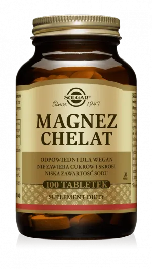 Solgar Magnez chelat aminokwasowy (100 tab)