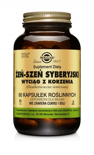 Solgar Żeń-szeń syberyjski (60 kap)