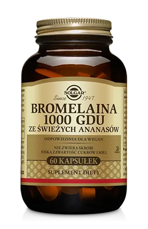 Solgar Bromelaina 1000 GDU (60 kap)